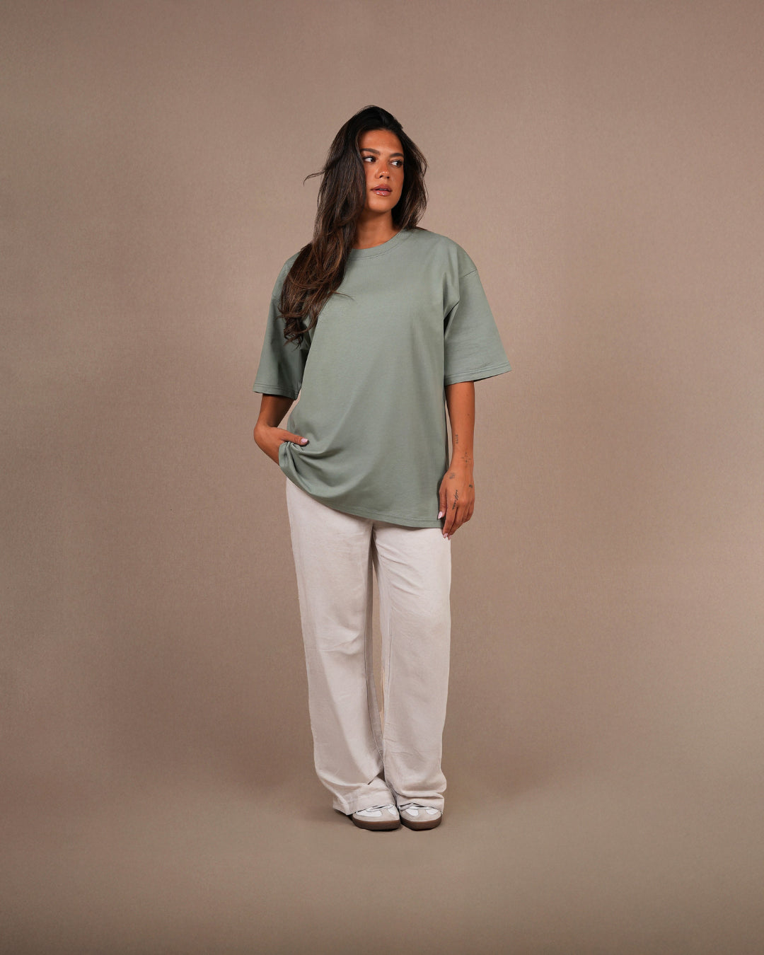 Signature tee | Sage Green