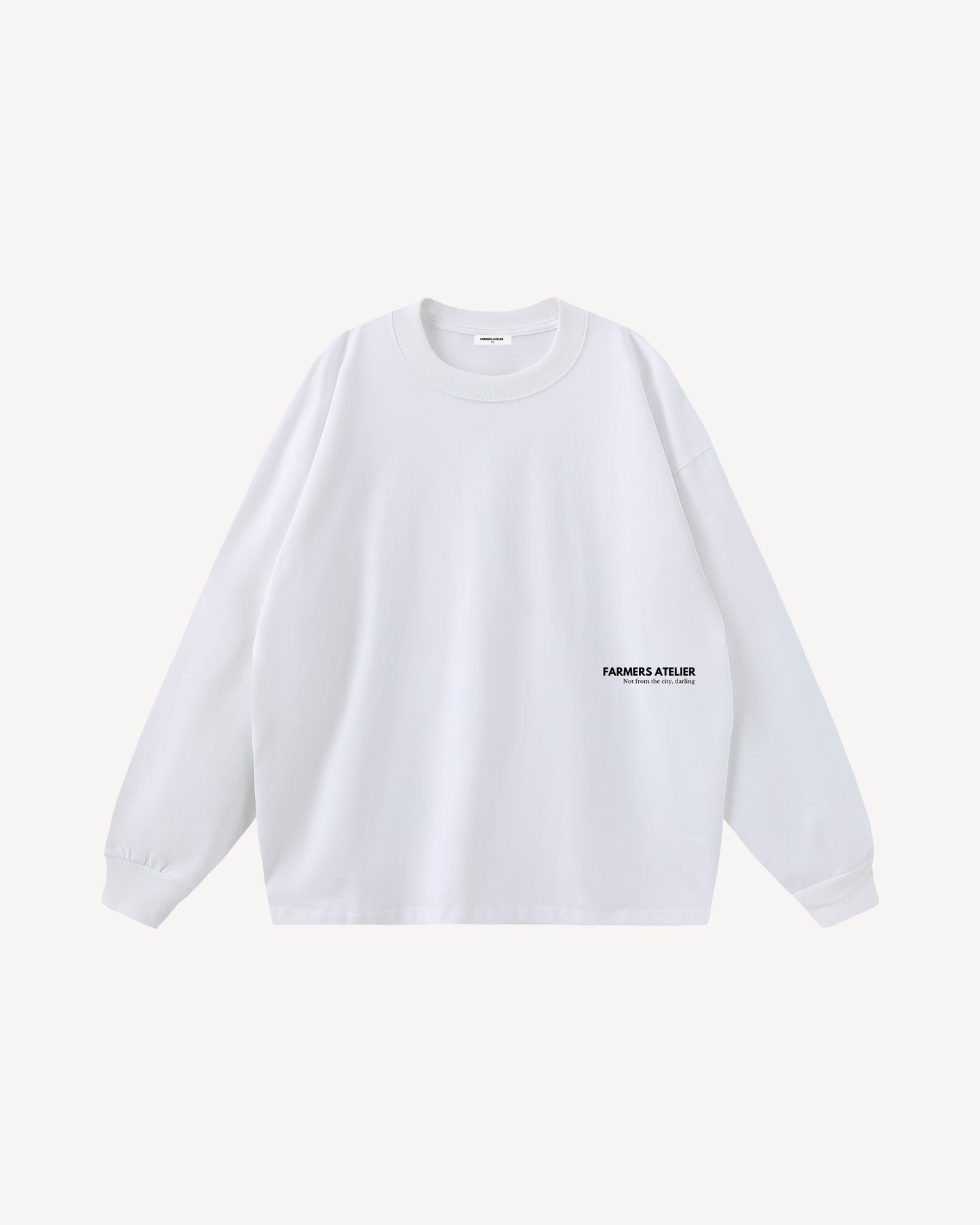 Not from the city long sleeve | White