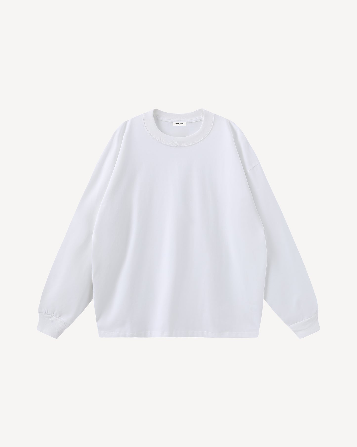 The blank long sleeve | White