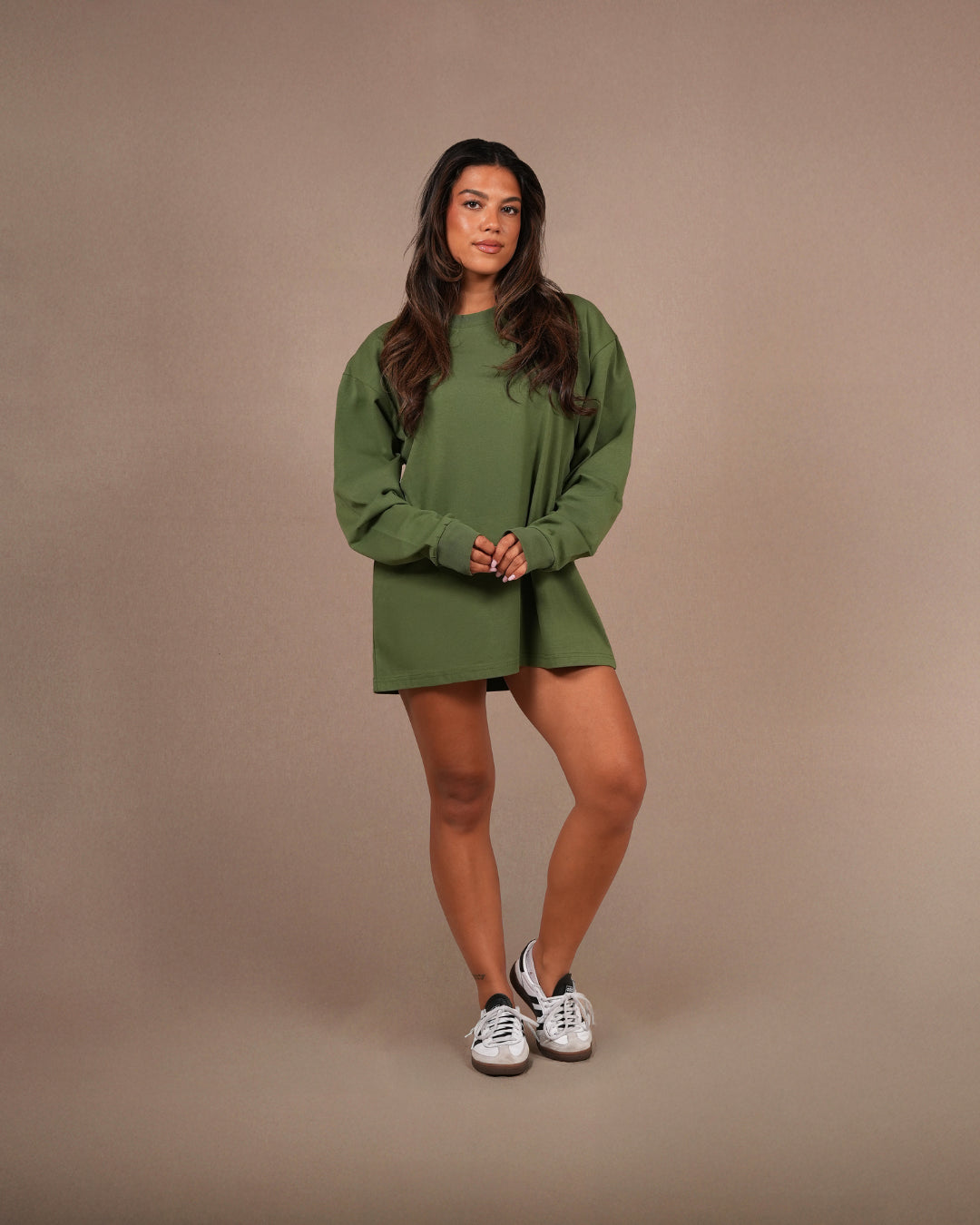 The blank long sleeve | Green