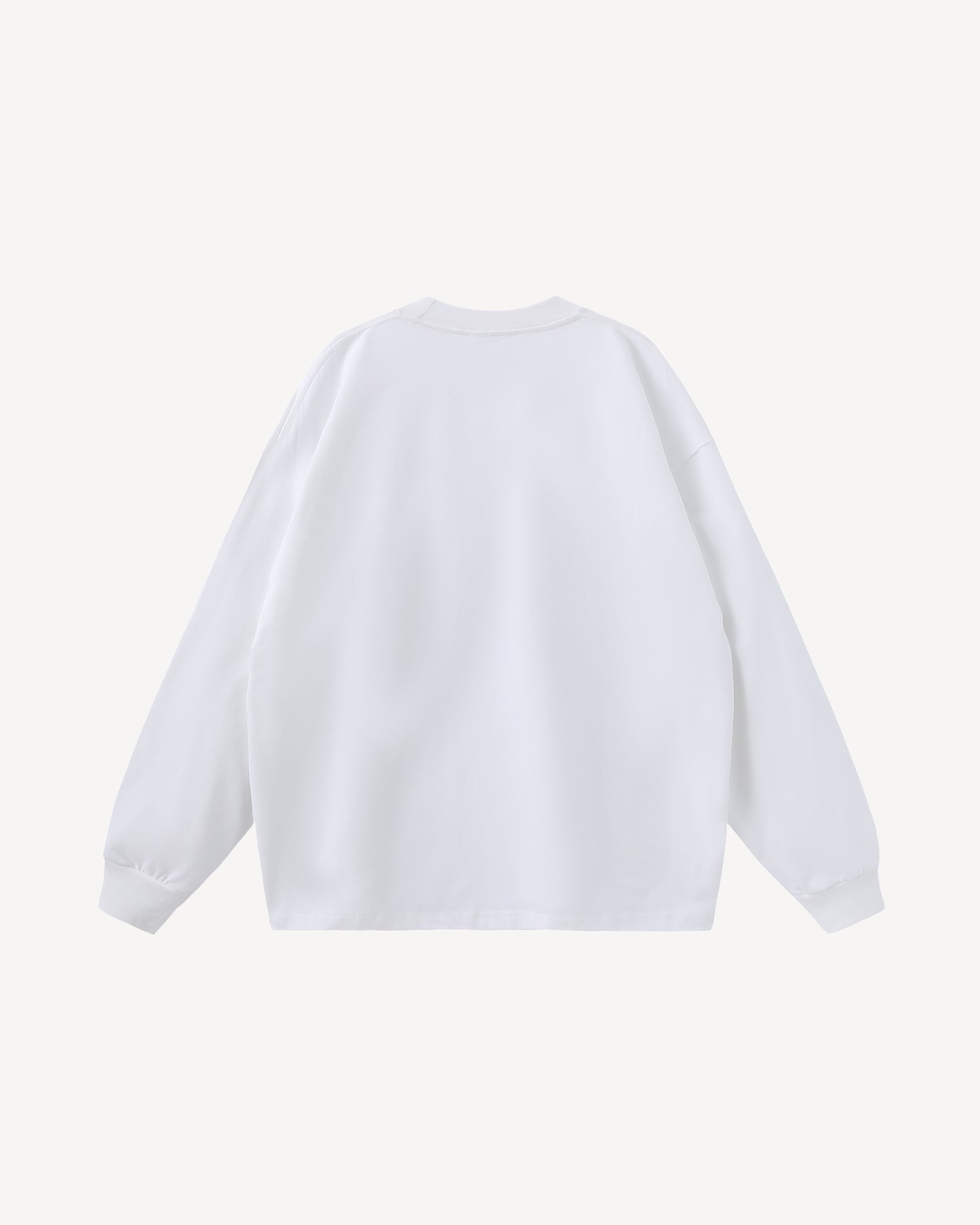 Signature long sleeve | White