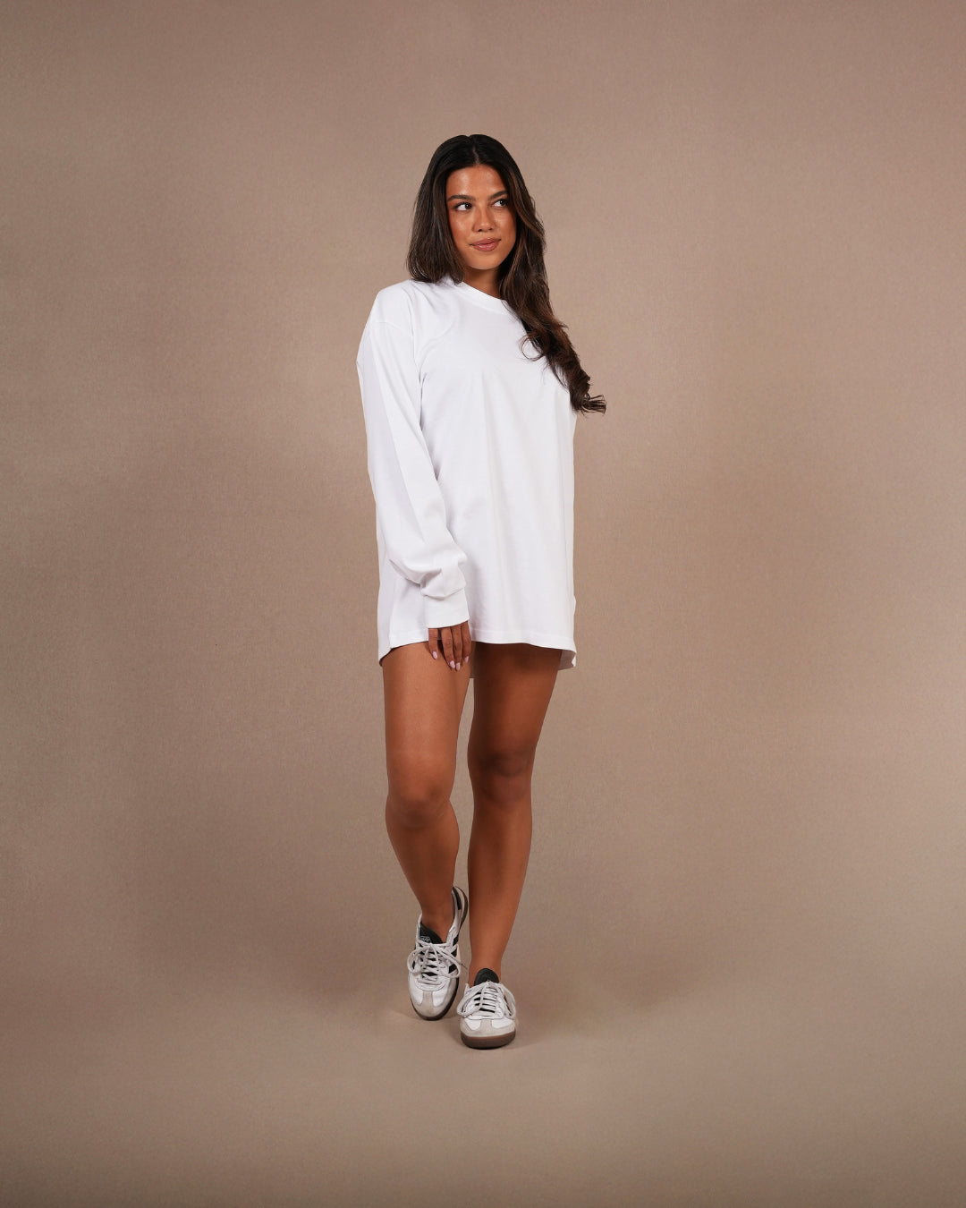 The blank long sleeve | White