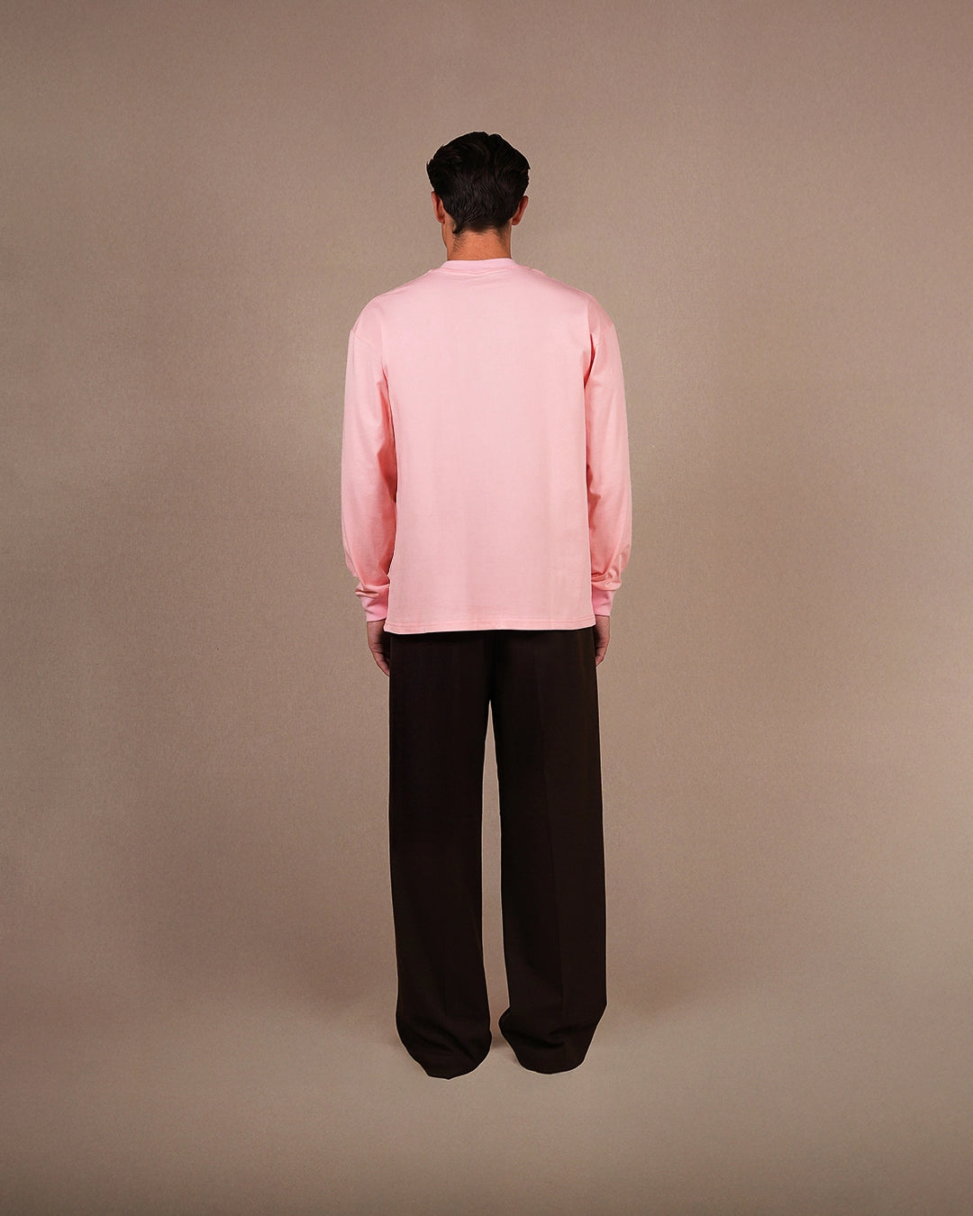 Farm front long sleeve | Pink