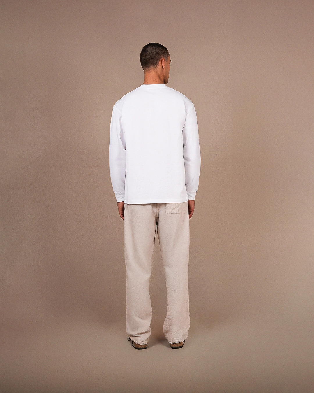 Farm front long sleeve | White