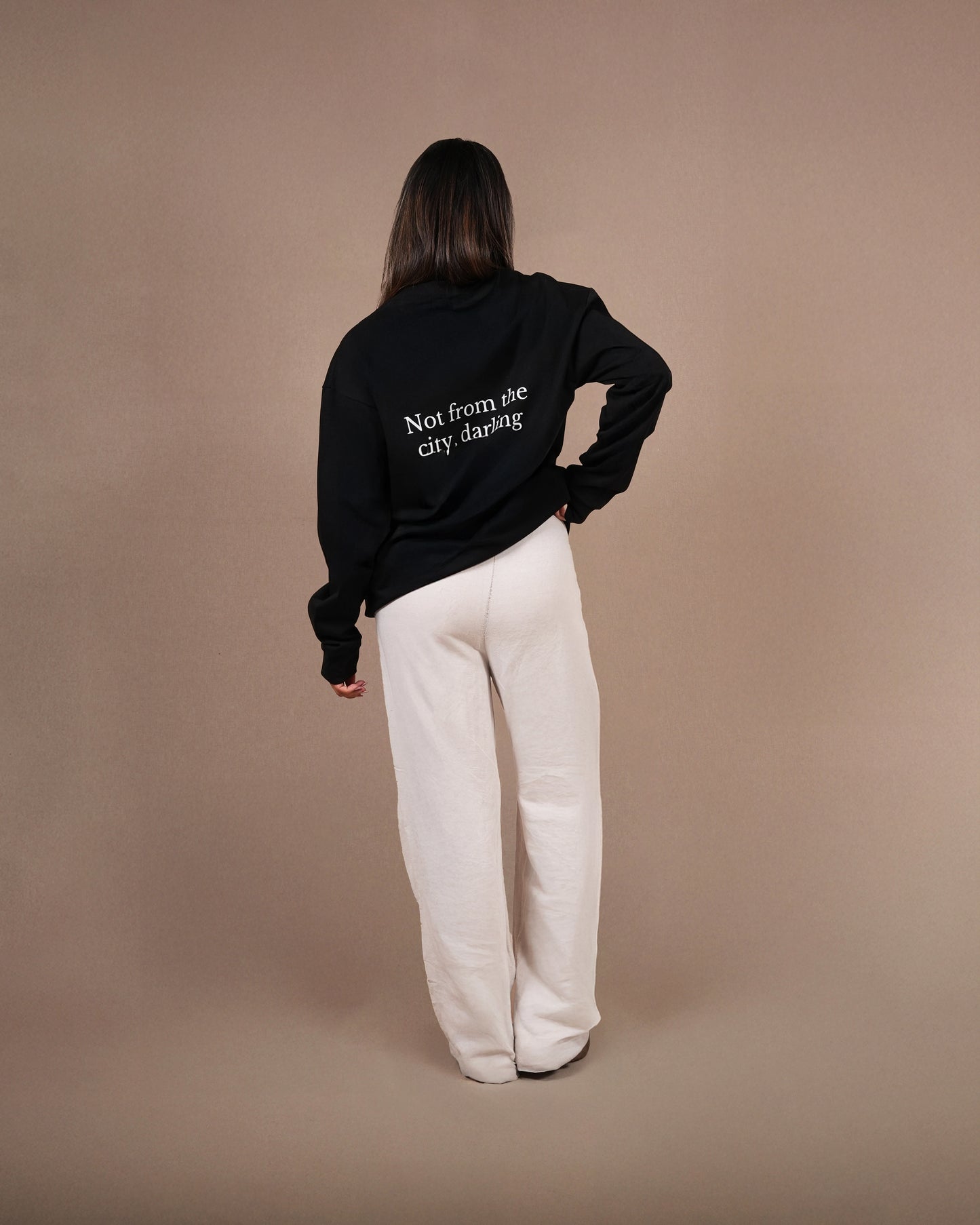 Not from the city long sleeve | Black
