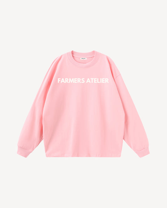 Farm front long sleeve | Pink