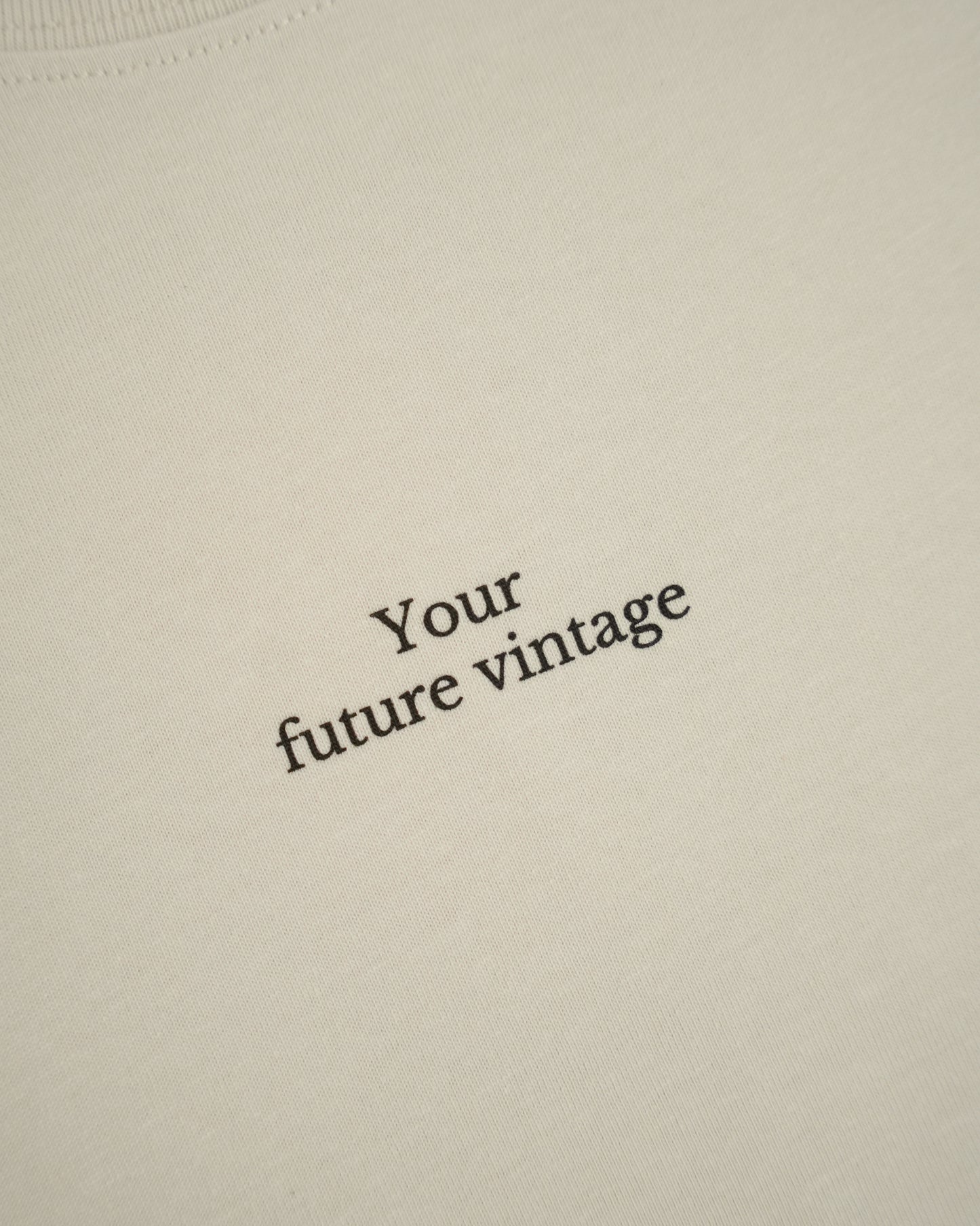 Your Future Vintage Tee | Beige