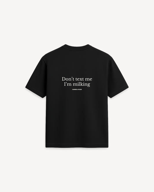 Don't Tekst Me Tee | Jet Black