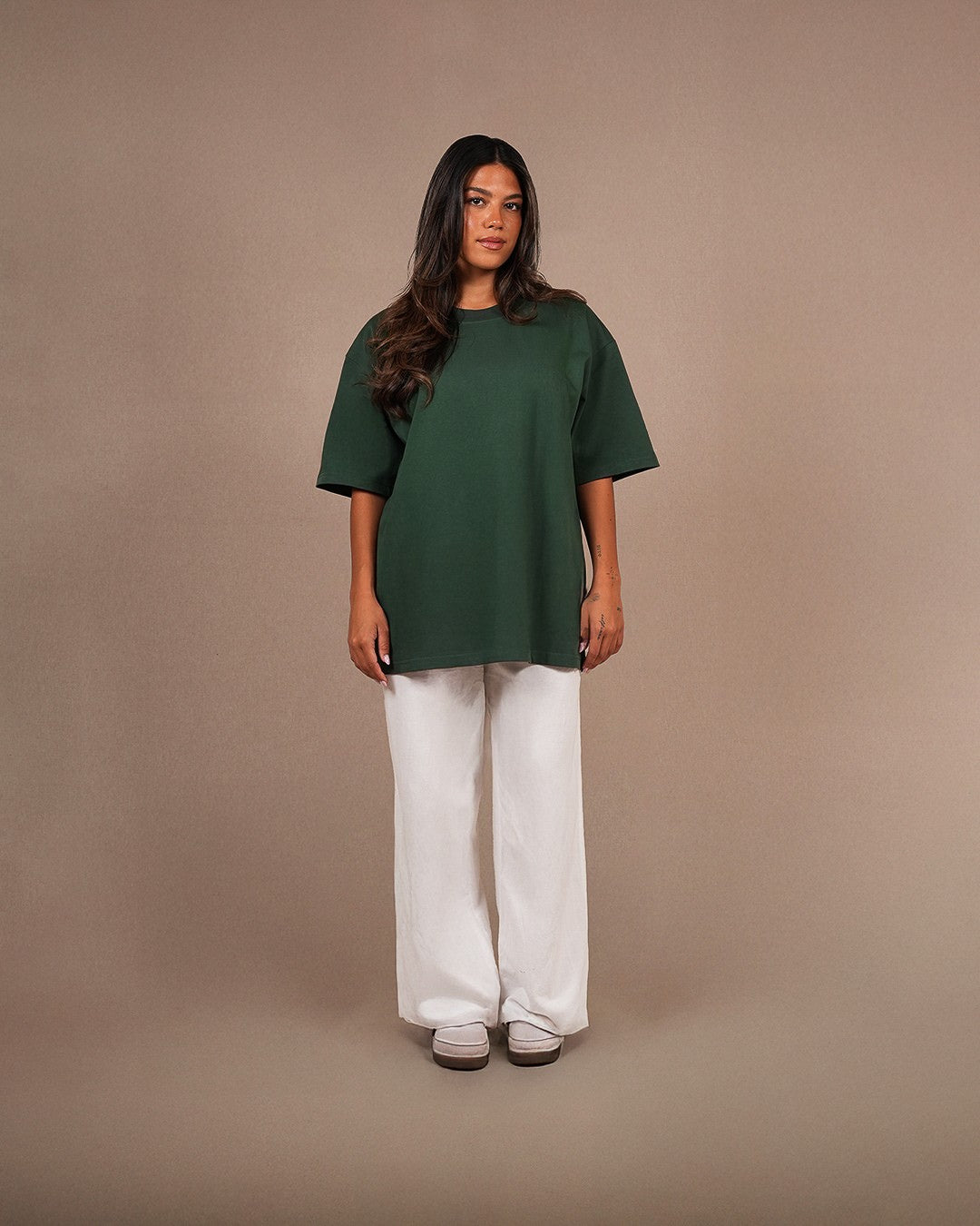 The blank tee | Pine Green