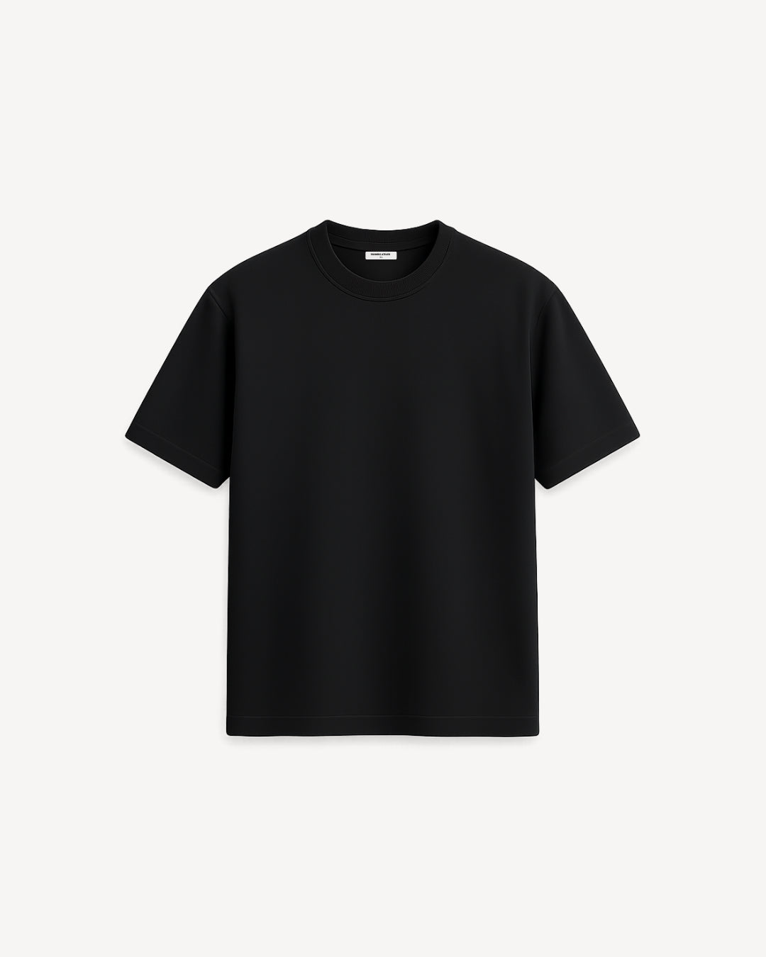 The blank tee | Jet Black