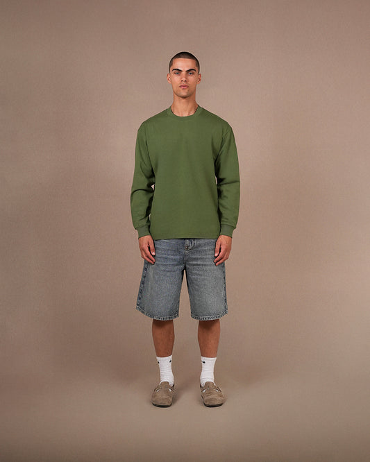 The blank long sleeve | Green
