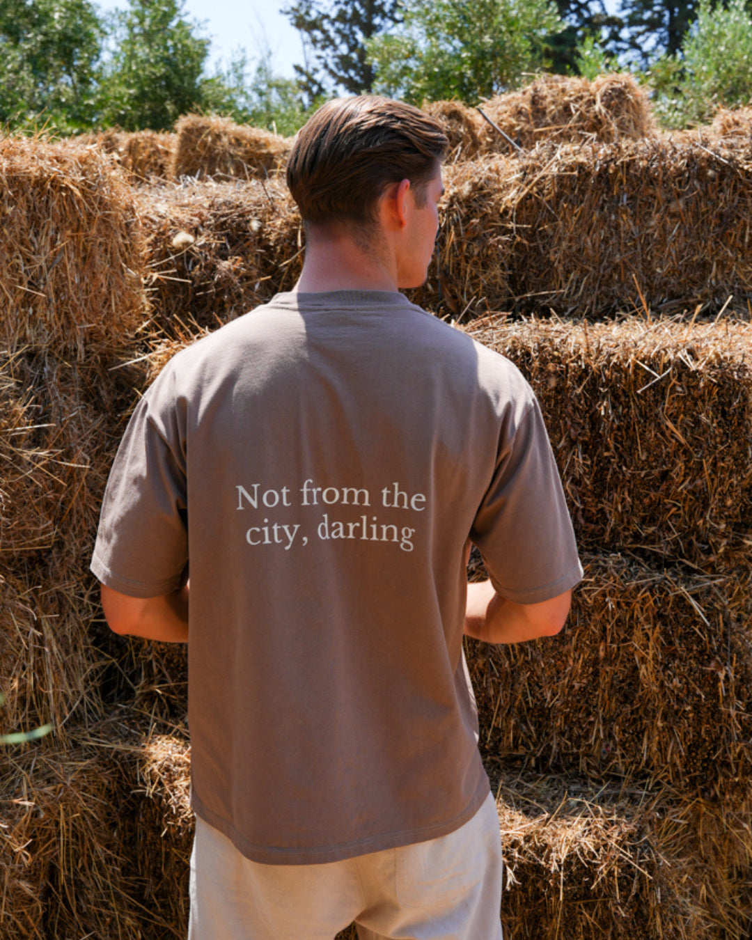 Not from the city tee | Mocha Brown