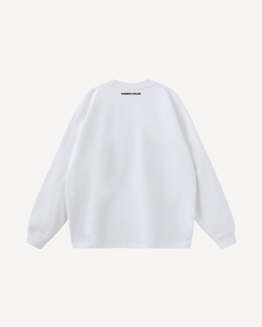 Atelier basic long sleeve | White