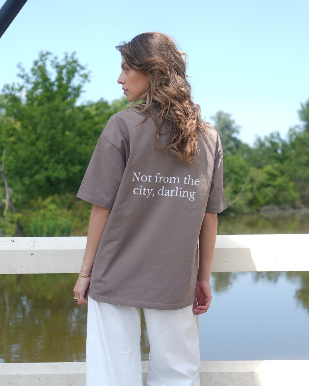 Not from the city tee | Mocha Brown