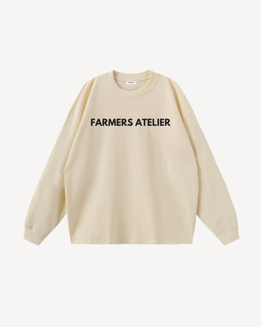 Farm front long sleeve | Butter Yellow
