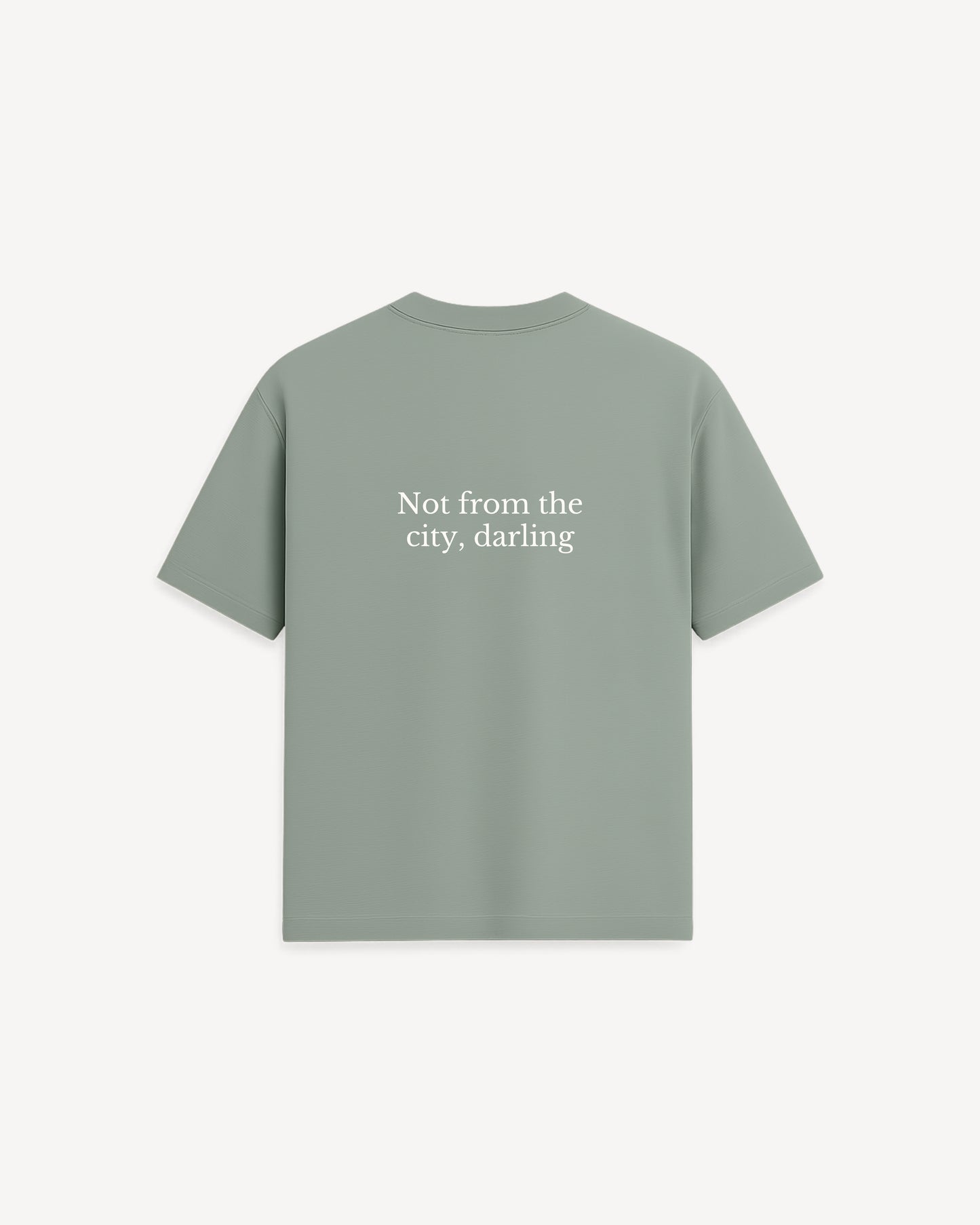 Not From The City Tee | Sage Green