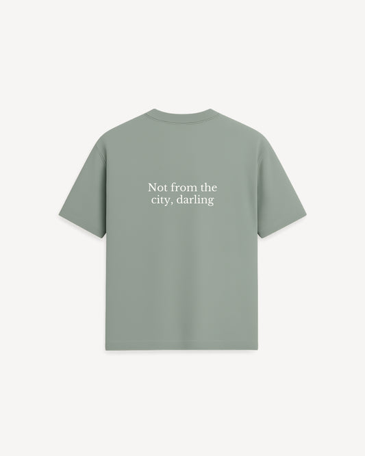 Not From The City Tee | Sage Green