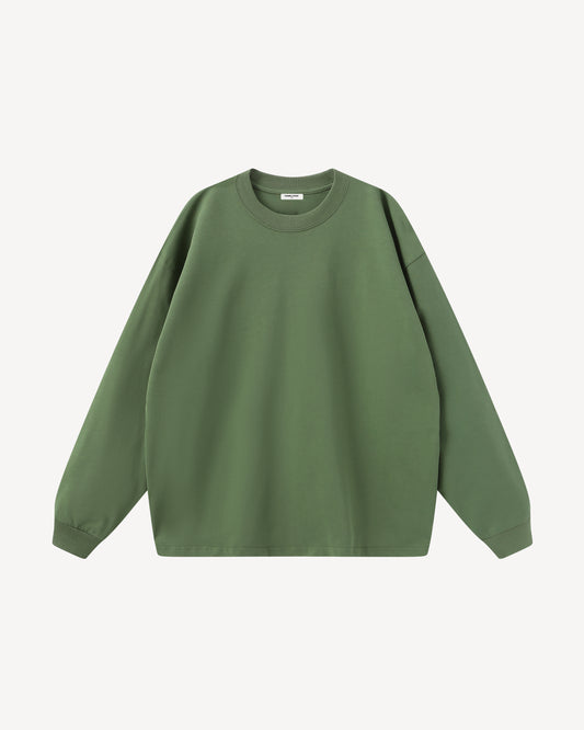 The blank long sleeve | Green