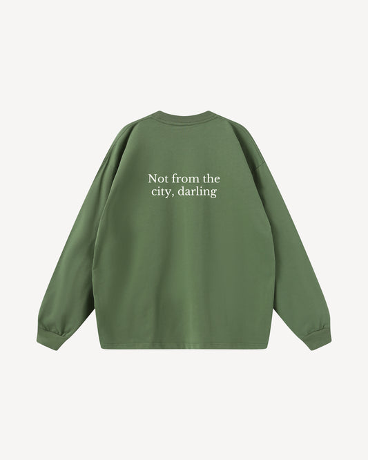 Not from the city long sleeve | Green