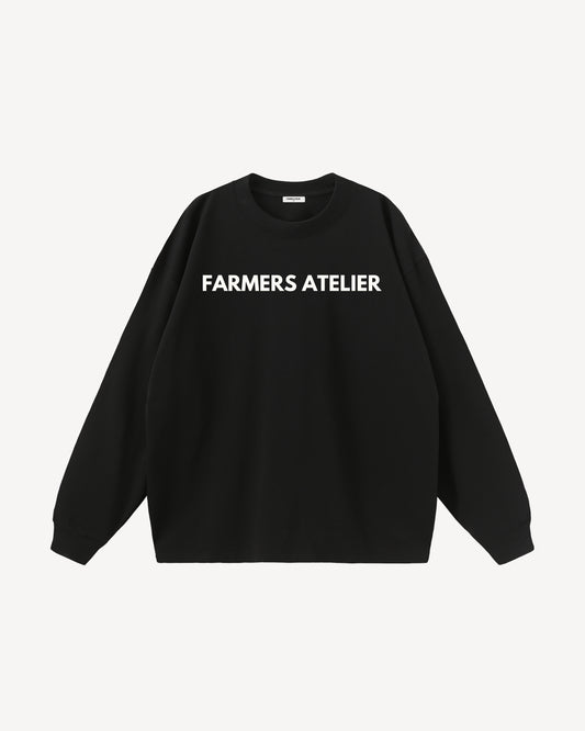 Farm front long sleeve | Black