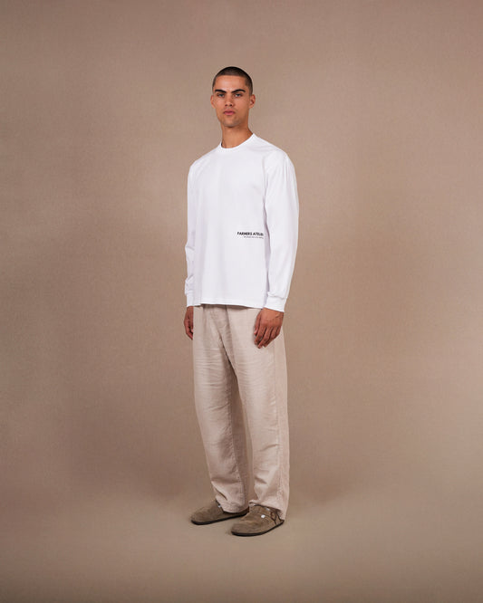 Not from the city long sleeve | White