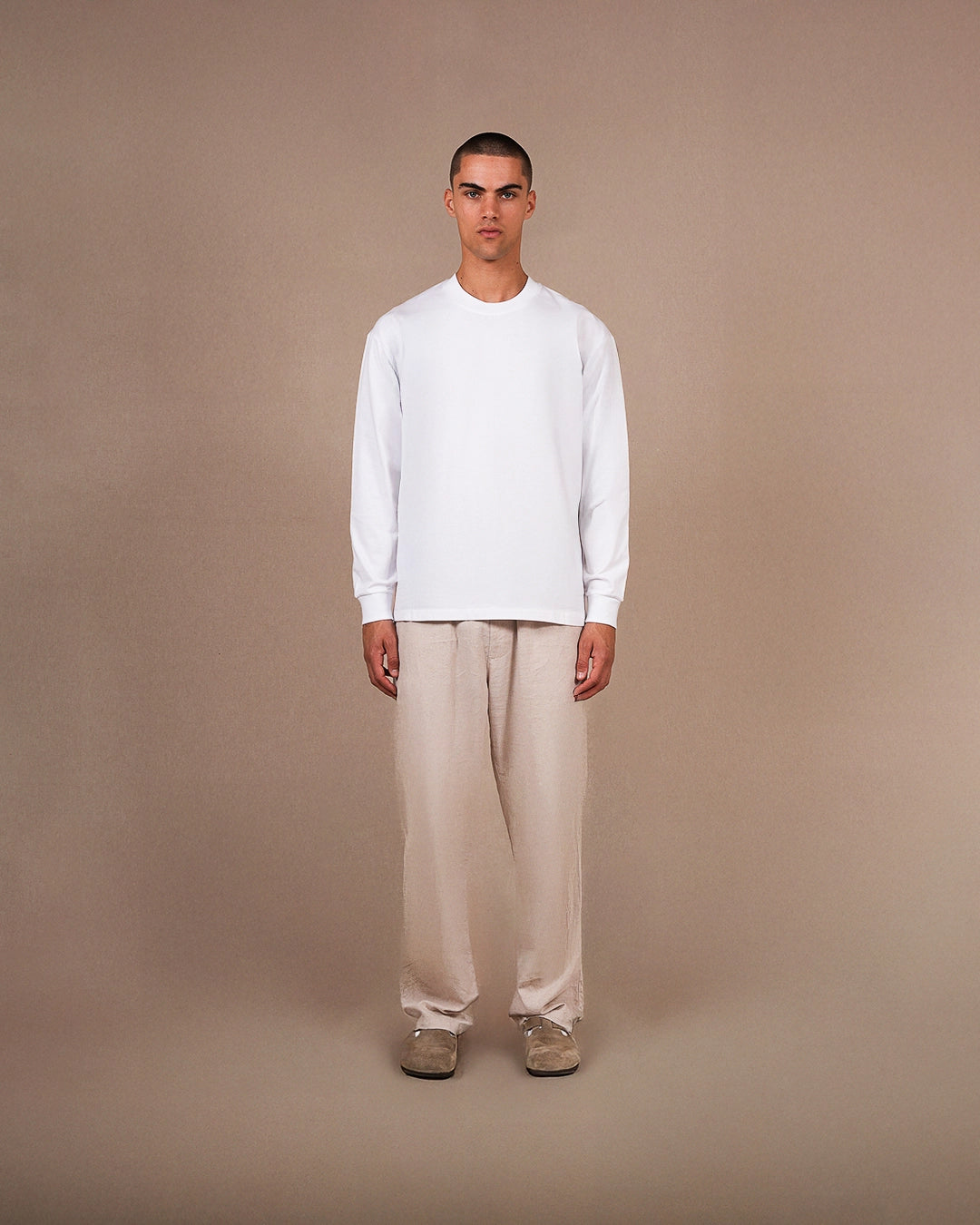 Atelier basic long sleeve | White