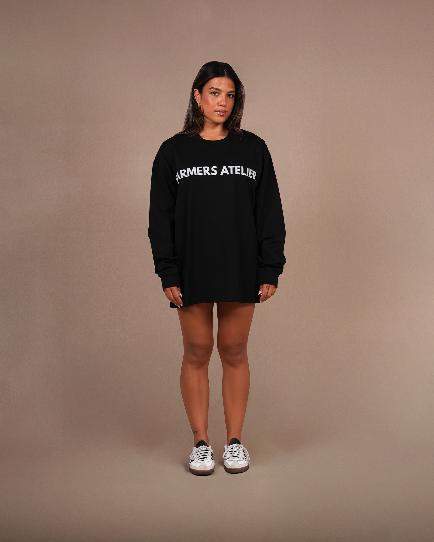 Farm front long sleeve | Black
